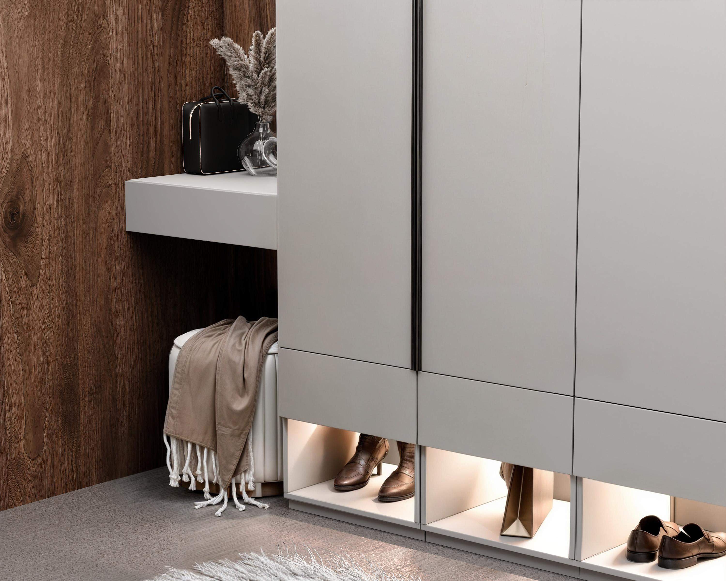 Nowoczesne biała szafa na wymiar - Cała Polska - Wrocław, Poznań, Opole, Łódź