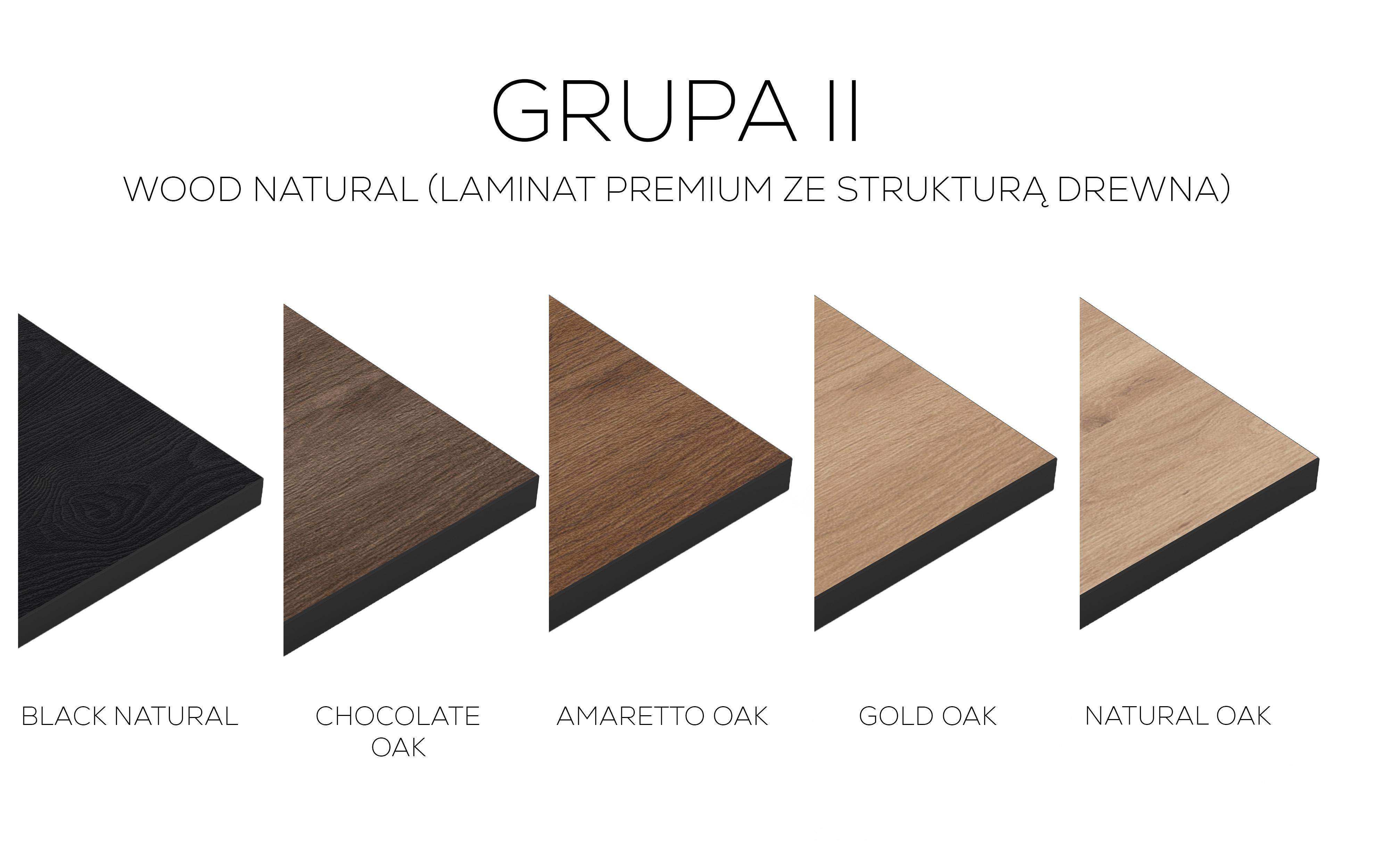 fronty kuchenne ze strukturą drewna 